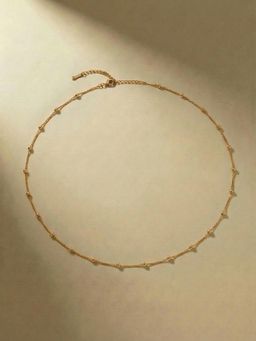 Palmonas - Women 18K Gold Subtle Linear Bead Accent Waist Chain