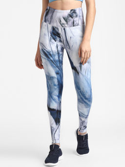 Reebok - Lux Hr 2.0 Aop Tight Blue Studio Tight