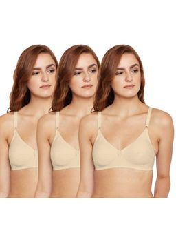 Bodycare - Pack of 3 Premium Perfect Coverage Bra In Skin Colour