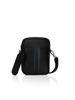 Smith & Blake - Unisex Pu Solid Blue Sling Bag