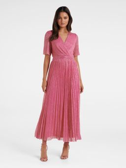 Forever New - Isabella Wrap Plisse Maxi Dress