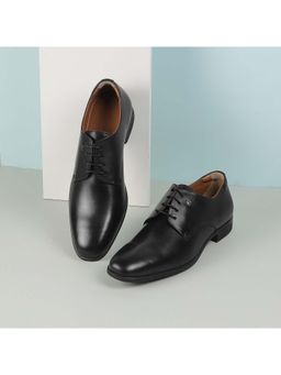 Mochi - Men Black Lace Up Formal Derbies