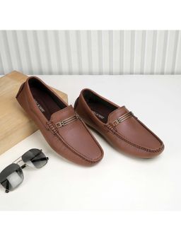 Walkway - Men Tan Slip On Casual Loafers
