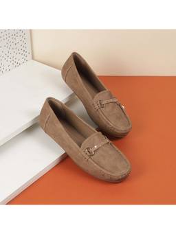 Metro - Women Brown Slip On Casual Loafers