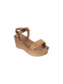 Walkway - Women Bronze Sandal Heels