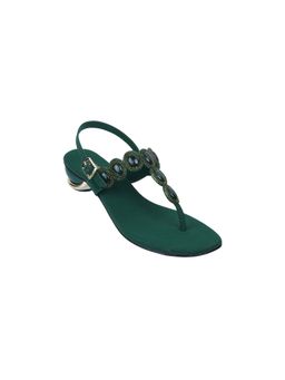 Metro - Women Green Sandals