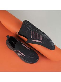 Walkway - Proline Men Black Slip On Sneakers