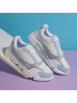 Walkway - Women Light Blue Lace Up Sneakers