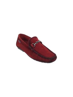 Mochi - Men Maroon Loafers