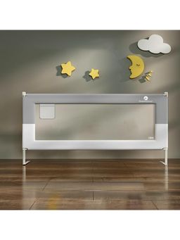 StarAndDaisy - Grey Baby Bed Guard Rail with T- Body Support Frame - 1.8 Months