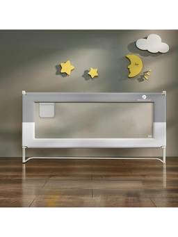 StarAndDaisy - Grey Baby Bed Guard Rail with U-Body Support Frame - 2 Months