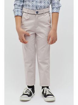 One Friday - Grey Solid Trouser