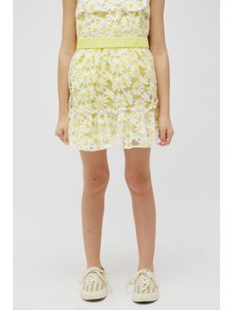 One Friday - Yellow Ruffles Skirt