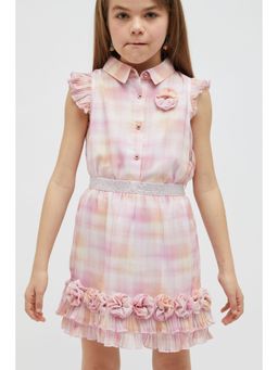 One Friday - Pink Ruffle Skirt