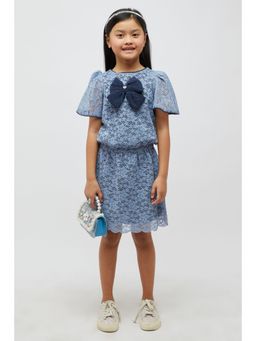 One Friday - Lace Ice Blue Dress