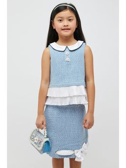 One Friday - Blue and White Top