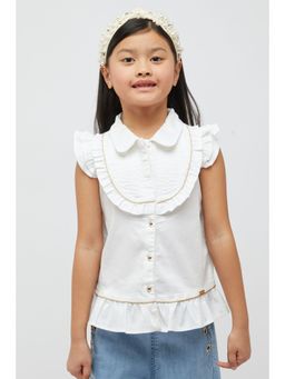 One Friday - Crisp Off White Top