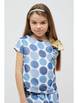 One Friday - Bold Blue Print Top