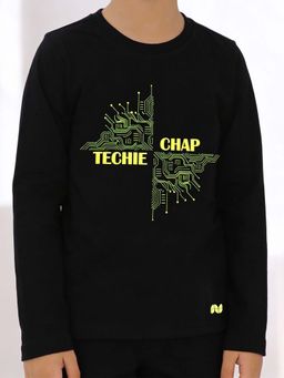 Purple United Kids - Boys Black T-Shirt