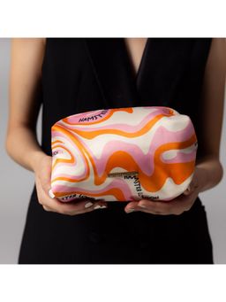 Hamster London - Blush Wiggle Orange Medium Pouch