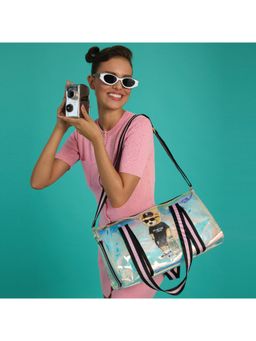 Hamster London - Black Ted H Triangle Medium Duffle Bag