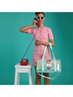 Hamster London - Blue Ted H Triangle Medium Duffle Bag