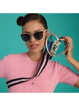 Hamster London - Black Ted H Heart Small Sling Bag