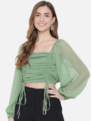 Green color option, Sold out, Currently selected