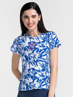 Globus - Indigo Printed T-Shirt