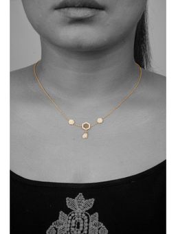 La marque-M - White Queen Bee Polki Diamond Necklace