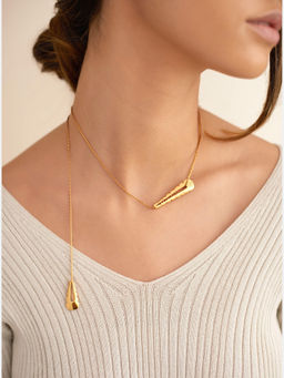 Outhouse - Oh Epee Drop Pendant Necklace