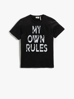 Koton - Boys Black T-shirt