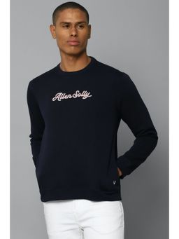 Allen Solly - Mens Graphic Navy Sweatshirt