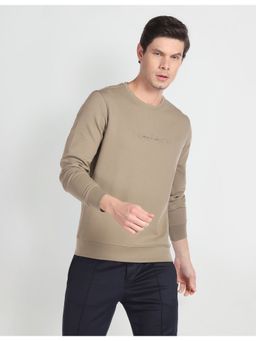 Arrow Newyork - Long Sleeve Solid Sweatshirt