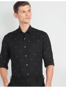 Arrow - Self Stripes Sateen Formal Shirt