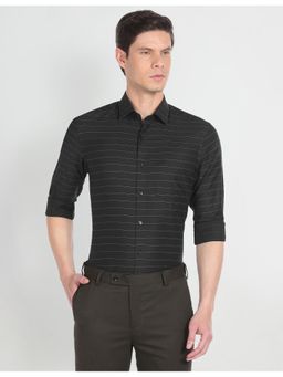 Arrow - Horizontal Stripe Cotton Formal Shirt