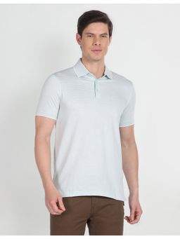 Arrow - Cotton Horizontal Stripe Polo Shirt