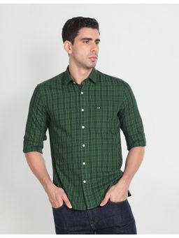Arrow Sports - Cutaway Collar Tartan Check Shirt