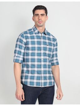 Arrow Sports - Cutaway Collar Tartan Check Shirt