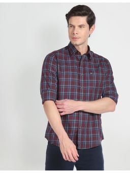 Arrow Sports - Tartan Check Point Collar Shirt