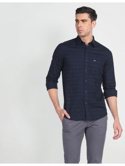 Arrow Sports - Horizontal Stripe Manhattan Slim Fit Shirt