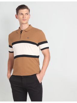 Arrow Sports - Colour Block Cotton Polo Shirt