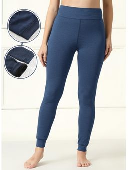 BRACHY - Blue Wool Solid Thermal Bottom
