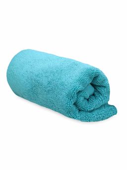 Heelium - Bamboo Hand Towel Soft Absorbent And Odour Free 1 Pcs Teal