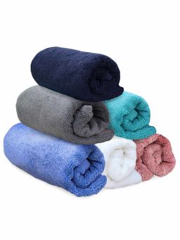 Heelium - Bamboo Hand Towel Soft Absorbent And Odour Free 6 Pcs