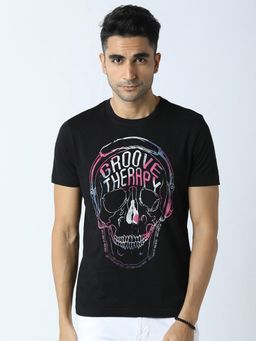 Huetrap - Mens Black Short Sleeve T-Shirt