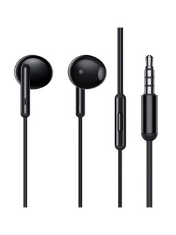 Realme - Buds Classic Wired In Ear Earphones With Mic (Black) Black
