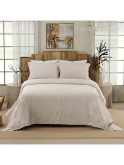 Boutique Living - Gardenia Augusta 300 Tc Geometric Bedsheet with 2 Pillow Covers (King)