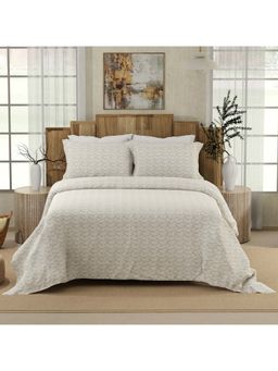 Boutique Living - Gardenia Augusta 300 Tc White Bedsheet with 2 Pillow Covers (King)