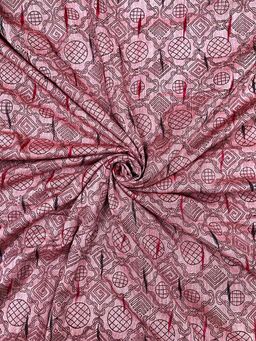Palash - Pink Printed Unstitched Kurta Fabric